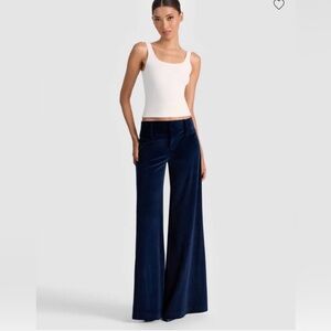 Alice and Olivia - Olivia Velvet Wide Leg Pant size 4